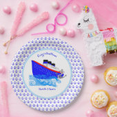 クルーズ航海の船 ペーパープレート (パーティー)