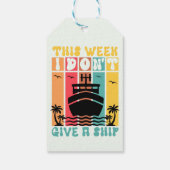 クルーズ航海の ギフトタグ (裏面)