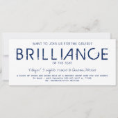 クルーズ船いかり搭乗パスウェディング招待 招待状 (裏面)