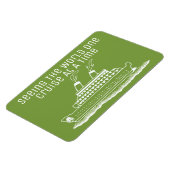 クルーズ船おもしろい客室のステートルームドアマーカー マグネット (左側)