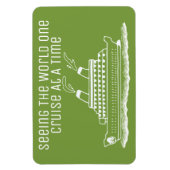 クルーズ船おもしろい客室のステートルームドアマーカー マグネット (縦)