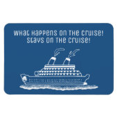 クルーズ船おもしろい客室のステートルームドアマーカー マグネット (横)
