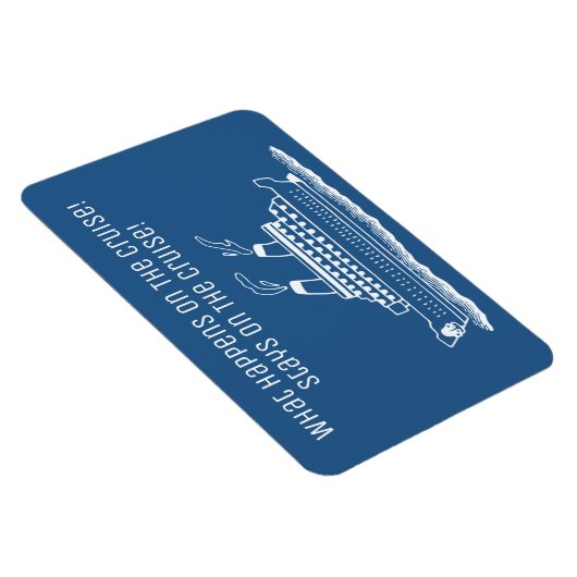 クルーズ船おもしろい客室のステートルームドアマーカー マグネット (右側)