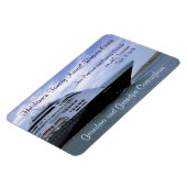 クルーズ船お洒落船船首ステートルームドアマーカー マグネット (左側)