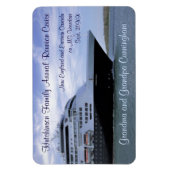 クルーズ船お洒落船船首ステートルームドアマーカー マグネット (縦)