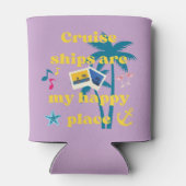 クルーズ船が私の幸せな場所だ 缶クーラー (裏面)