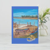 クルーズ船での結婚式 招待状 (スタンド正面)