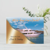 クルーズ船で結婚式を挙げるので 日程を保存しておいてください セーブザデート (スタンド正面)