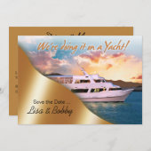 クルーズ船で結婚式を セーブ・ザ・デートII セーブザデート (正面/裏面)