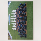 クルーズ船に搭載された大きなチェス ジグソーパズル (縦)