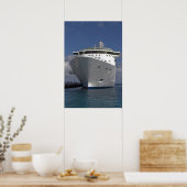 クルーズ船のドッキング ポスター (キッチン)