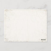 クルーズ船のポスタ広告ー付きポストカード ポストカード (裏面)