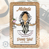 クルーズ船の女の子の休暇のドアのために マグネット