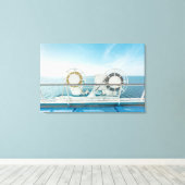 クルーズ船の欄干 キャンバスプリント (インサイチュ (ウッドフロア))
