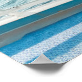 クルーズ船の欄干 ポスター (角)