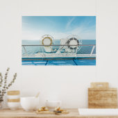 クルーズ船の欄干 ポスター (キッチン)