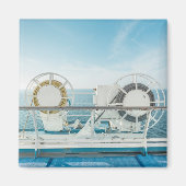 クルーズ船の欄干 マグネット (正面)