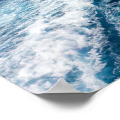 クルーズ船の航跡 ポスター (角)