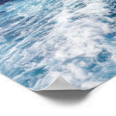 クルーズ船の航跡 ポスター (角)