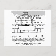 クルーズ船はがきに停泊