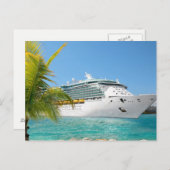 クルーズ船はがき ポストカード (正面/裏面)