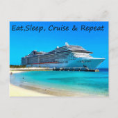 クルーズ船はがき ポストカード (正面)
