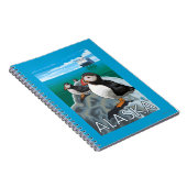 クルーズ船を見ているパフィン ノートブック (右側)