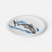 クルーズ船オン海波航海の旅行 ペーパープレート (アングル)