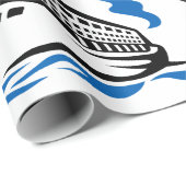 クルーズ船オン海波航海の旅行 ラッピングペーパー (ロールコーナー)