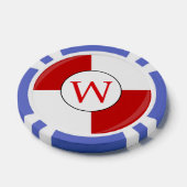 クルーズ船カスタムライフベルトイニシャル ポーカーチップ (シングル)