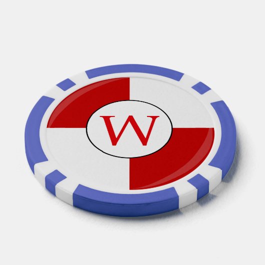 クルーズ船カスタムライフベルトモノグラム ポーカーチップ (シングル)