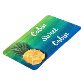 クルーズ船キャビンのドアの標識パイナップル マグネット (左側)