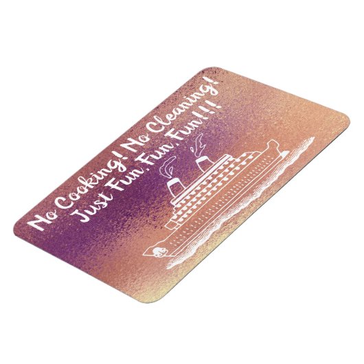 クルーズ船キャビン金ゴールドドアマーカーおもしろい マグネット (左側)