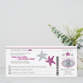 クルーズ船スターフィッシュ搭乗結婚券 招待状 (スタンド正面)