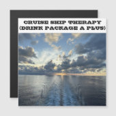 クルーズ船セラピークルーズ扉磁石 マグネット招待状 (正面/裏面)