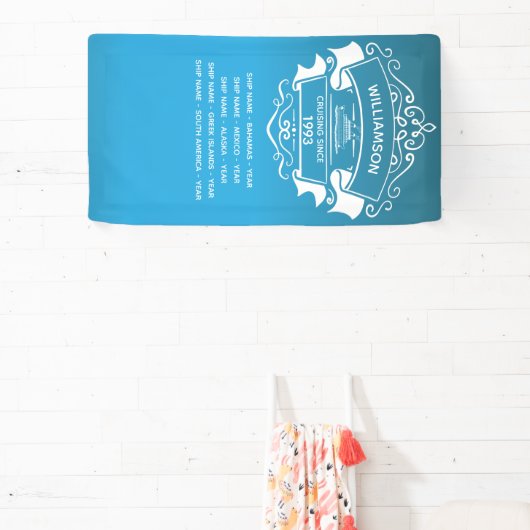 クルーズ船デコードアサインモノグラム 横断幕 (インサイチュ)