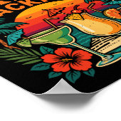 クルーズ船バケーション飲み物パッケージ警告 私が買った ポスター (角)