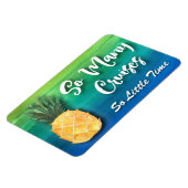 クルーズ船パイナップルおもしろいのクルーズ マグネット (左側)