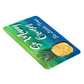 クルーズ船パイナップルおもしろいのクルーズ マグネット (右側)