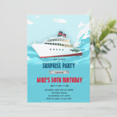 クルーズ船パーティーの招待状 招待状 (スタンド正面)