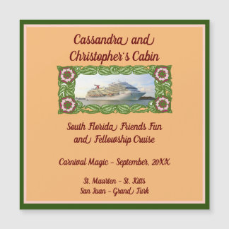 クルーズ船フローラフレームステートルームドアマーカー3