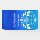 クルーズ船ブルートラベルトリップドモノグラムのア 横断幕 (横)