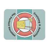 クルーズ船ユーモア – クルージング&ブージング マグネット (横)