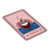 クルーズ船ラブフレキパーソナライズされたマグネット マグネット (右側)