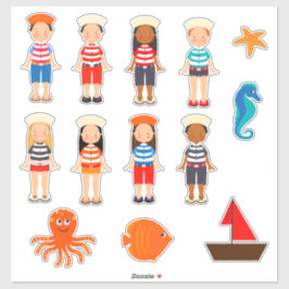 クルーズ船乗り シール