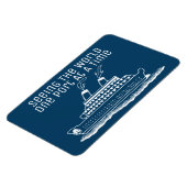 クルーズ船客室ステートルームドアマーカーワンポート マグネット (左側)