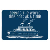 クルーズ船客室ステートルームドアマーカーワンポート マグネット (横)