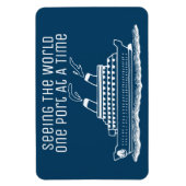 クルーズ船客室ステートルームドアマーカーワンポート マグネット (縦)