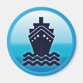 クルーズ船客室ステートルームドアマーカー マグネット (正面)