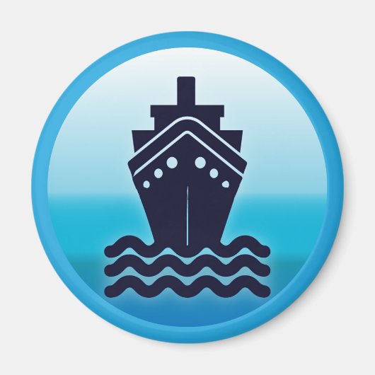 クルーズ船客室ステートルームドアマーカー マグネット (正面)